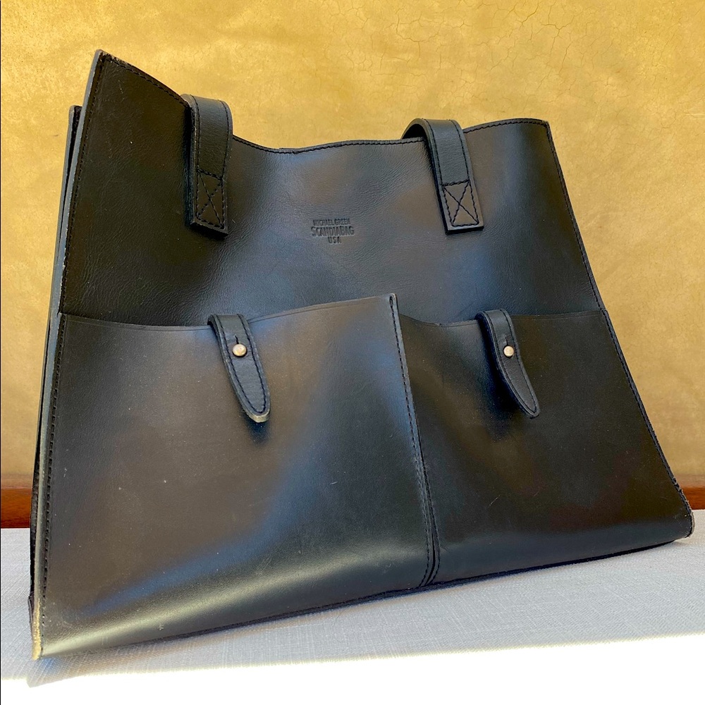 Michael Green ScandiaBag Leather Tote USA made🇺🇸